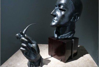 Pablo Gargallo - Portrait d'Angel de Soto (1920) bronze