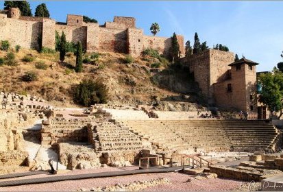 Malaga - théatre romain & Alcazaba