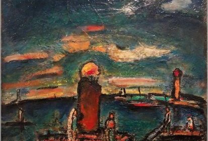 ROUAULT Georges - le Coucher de soleil, vers 1943