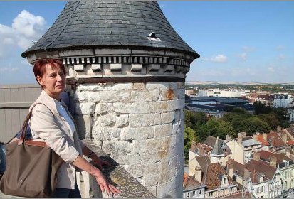 Au sommet de la Tour, après 192 marches... la forme !