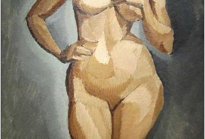 Roger de la FRESNAYE - Nu debout de face