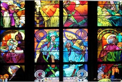 Prague - Cathédrale St-Guy (Mucha)