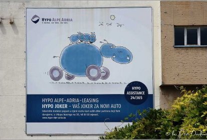 l'Hippopotame bleu ! (Mostar)